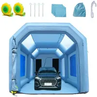 Happyment Cabina de pintura inflable – Cabina de spray – Incluye sistema de filtrado de aire