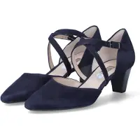 Gabor Zapatos con plataforma 'Pump Damen 01.363.16 Echtleder in blau' azul