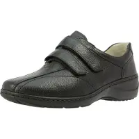 Waldlaufer Zapatillas 'Slipper Damen 607302-172/001 Echtleder in schwarz' negro