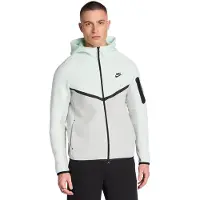 Nike Sudadera con cremallera 'Tech Fleece' menta / negro