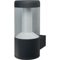 Osram Lámpara moderna SMART+, multicolor, con base/poste, Bluetooth, gris, LED integrada, aluminio, azul, verde, rojo, blanco