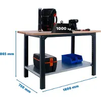 Simonwork (bancos De Trabajo) Banco De Trabajo Bt6 Pro 865x1800x750 Mm
