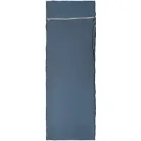 Grüezi Bag - Woodwool Liner Almhütte - Saco de dormir de viaje size bis 190 cm Körpergröße, azul