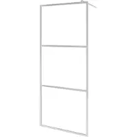 Syfax Mampara de ducha accesible vidrio ESG esmerilado 115x195 cm