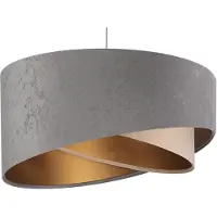 Maco Design Lámpara colgante SILVERY, disponible en gris, beige o dorado