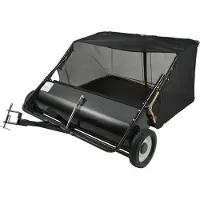 Latios Cepillo lateral y cepillo frontal – Para cortacéspedes autopropulsados – Ancho de barrido: 111,8 cm – Depósito de recogida: 0,7 m³ – Altura de barrido ajustable