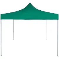 vidaXL , tienda de fiestas, 291 x 291 x 315 cm, color verde, tela Oxford