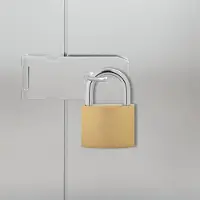 Syfax Candado en U con llaves Latón 6 x 2 x 9,1 cm Hierro