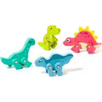 MOLTO Juego De Dinosaurios De Madera