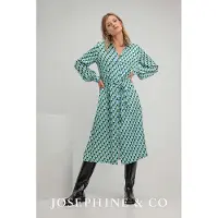 Josephine & Co Suzette Dress Parrot Green Print Talla: 38 | Blusón Outlet | Mujer | Verde