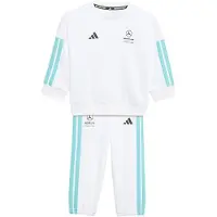 Adidas Chándal 'MERCEDES - AMG PETRONAS FORMULA 1 TEAM DNA BABY JOGGER LONG' aqua / negro / blanco
