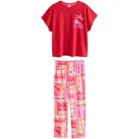 Next Pijama naranja / rosa / rojo / blanco