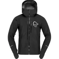 Norrøna - Ropa MTB - Fjora Gore-Tex Pro Jacket M Caviar Black - Talla S - Negro