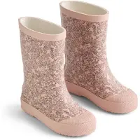 Wheat Botas de lluvia 'Muddy' beige oscuro / kiwi / lila / rosa