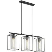 Eglo Loncino, Flexible, , Transparente, Acero, Vidrio, Rectangular