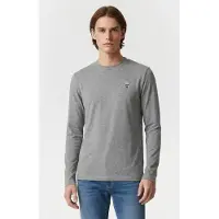 Karl Lagerfeld Darkgrey Melange T-shirt Crewneck Ls Talla: L | Manga Larga Outlet | Hombre | Gris