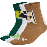 Adidas adidasCALCETINES MINECRAFT (JUVENIL) 22-24 Carbon / Brown Desert / Collegiate Green Niño