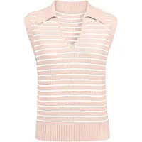 Imily Bela Jersey rosa pastel / blanco