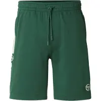 Sergio Tacchini Pantalón 'Cesena' verde oscuro / blanco