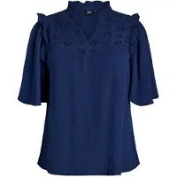 Zizzi Blusa 'Vvivu' marino