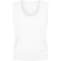 Imily Bela Top de punto blanco