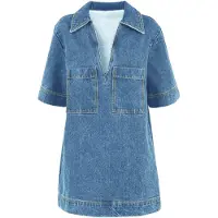 Imily Bela Vestido azul denim