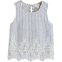 Next Blusa azul / blanco