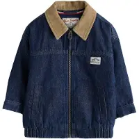 Next Chaqueta de entretiempo azul denim / marrón claro