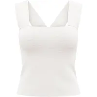 Imily Bela Top de punto blanco