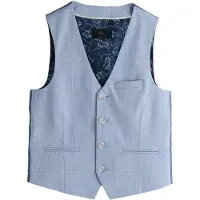 Next Chaleco azul claro / blanco