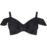 Swim By Zizzi Top de bikini 'Sallica' negro