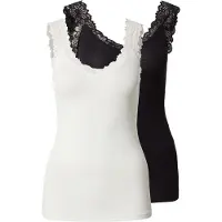 Vero Moda Top 'VMROSA' negro / blanco