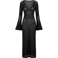 Imily Bela Vestido de playa negro