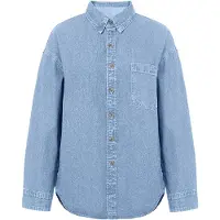Imily Bela Blusa azul denim