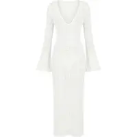 Imily Bela Vestido de playa blanco