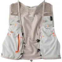Nike - Mochilas y cinturones trail/running - Vest 5L Grey/Orange/Black - Talla L - Gris