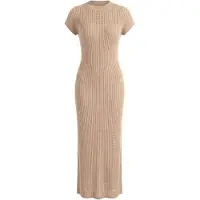 Imily Bela Vestido de punto moca