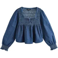 Next Blusa azul denim