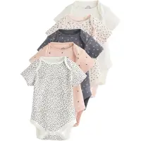 Next Pijama entero/body beige claro / antracita / rosa pastel / blanco