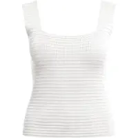 Imily Bela Top de punto blanco