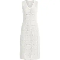 Imily Bela Vestido de punto blanco