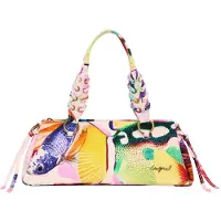 Desigual , Bolso diseñado por mr. christian lacroix, Algodon, Rojo, U