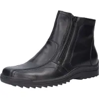 Waldlaufer Botas 'Weitschaftstiefel Herren 483902-174/001 Echtleder in schwarz' negro