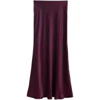 Next Falda rojo vino