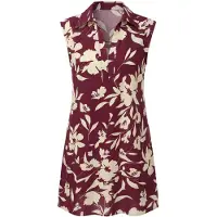 Imily Bela Vestido beige claro / borgoña