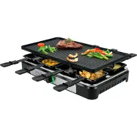 Adler PARRILLA ELÉCTRICA 4 en 1 RACLETTE , 1400W, para 8 personas