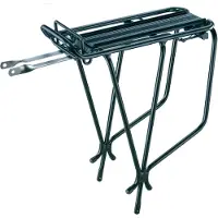 Topeak - MTX Super Tourist Tubular Rack 2.0 - Portaequipajes size Mit Federklappe, negro