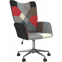 Syfax Silla de relax de tela patchwork