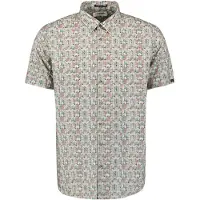 No-excess Shirt Short Sleeve Allover Printed Sand Talla: S | Camisas Casuales Outlet | Hombre | Marrón