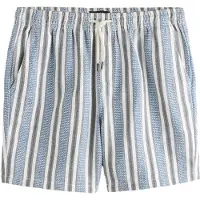 Next Pantalón azul / marrón / blanco